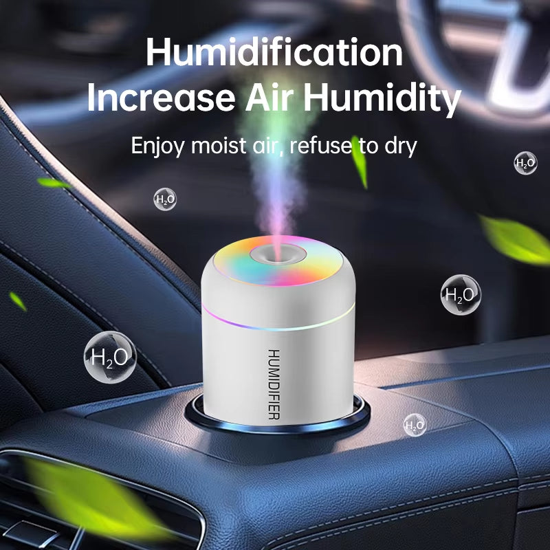 Revitalize Your Space with the 180ML Mini USB Air Humidifier - Aromatherapy Essential Oil Diffuser for Home, Car, and Bedroom