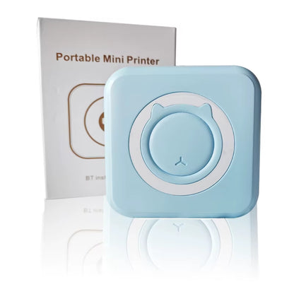 Portable Mini Thermal Printer Wirelessly BT 203Dpi Photo Label Memo Wrong Question Printing with USB Cable Imprimante Portable
