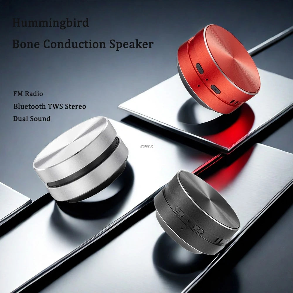 Experience Unmatched Sound with the 2025 Hummingbird Bone Conduction Bluetooth Speaker - Portable TWS Wireless Stereo!